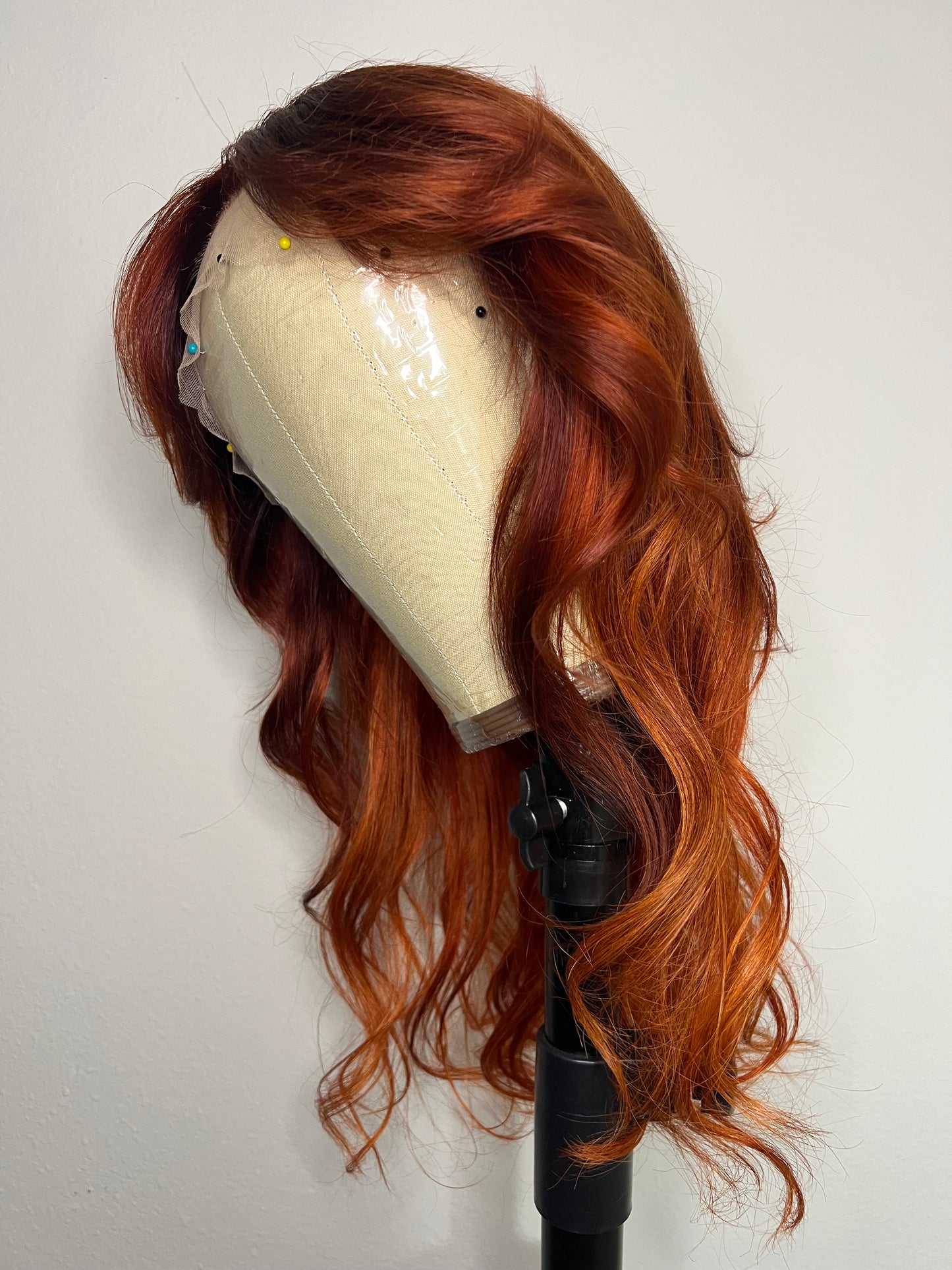 Copper Color Melt Human Wig